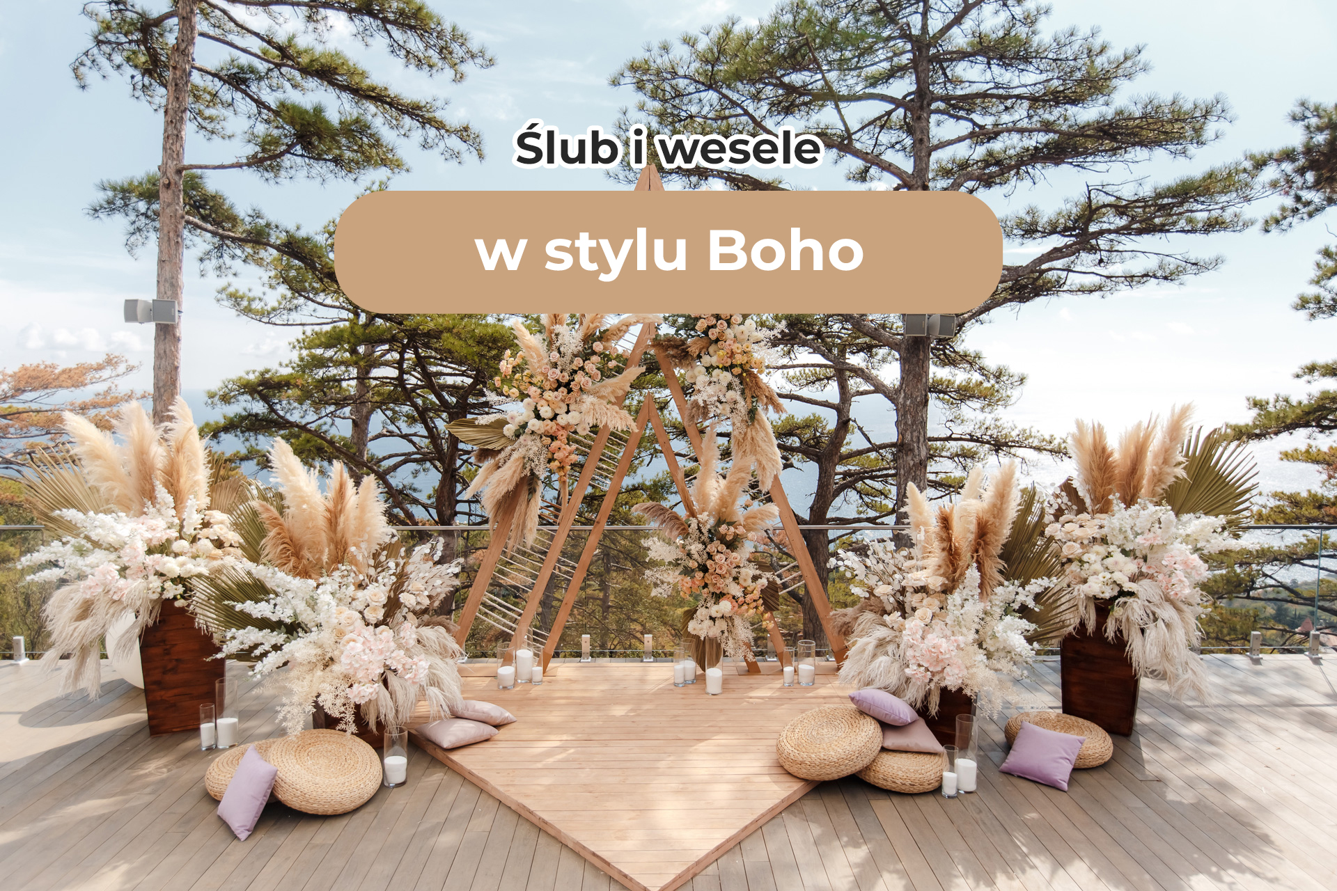 ślub i wesele w stylu boho